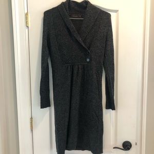 The Limited sweater dress in charcoal gray XS